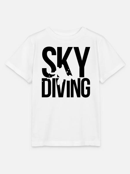 Fallschirmspringen skydiving - Stanley/Stella Kinder T-Shirt MINI CREATOR - Weiß