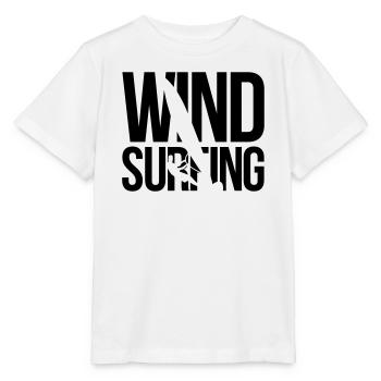 Windsurfen windsurfing - Stanley/Stella Kinder T-Shirt MINI CREATOR  - Weiß - Vorne - Maike (125cm)
