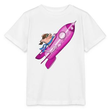 rocket - Stanley/Stella MINI CREATOR Kids’ T-Shirt - white - Front - Maike (125cm)
