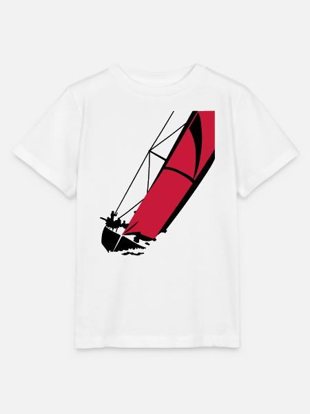 Segelboot - Stanley/Stella Kinder T-Shirt MINI CREATOR - Weiß