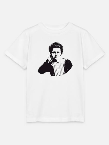 Marie Curie - Stanley/Stella Kinder T-Shirt MINI CREATOR - Weiß