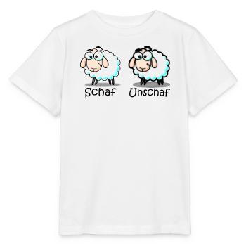 Schaf - Stanley/Stella Kinder T-Shirt MINI CREATOR  - Weiß - Vorne - Maike (125cm)