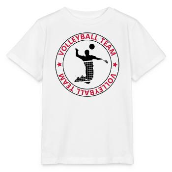 volleyball team - Stanley/Stella MINI CREATOR Kids’ T-Shirt - white - Front - Maike (125cm)