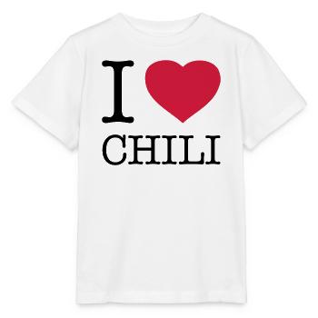 I ♥ CHILI - Stanley/Stella MINI CREATOR Kids’ T-Shirt - white - Front - Maike (125cm)
