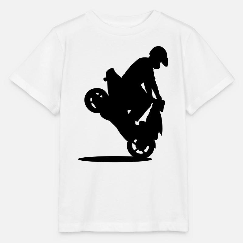 Roller Stunt - Stanley/Stella Kinder T-Shirt MINI CREATOR  - Weiß