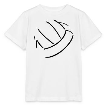 Volleyball Ball - Stanley/Stella Kinder T-Shirt MINI CREATOR  - Weiß - Vorne - Maike (125cm)