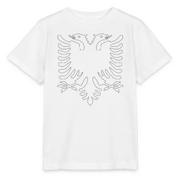 albanie Vektorgrafik - Stanley/Stella Kinder T-Shirt MINI CREATOR  - Weiß - Vorne - Maike (125cm)
