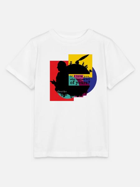 Johann Wolfgang von Goethe - Stanley/Stella Kinder T-Shirt MINI CREATOR  - Weiß