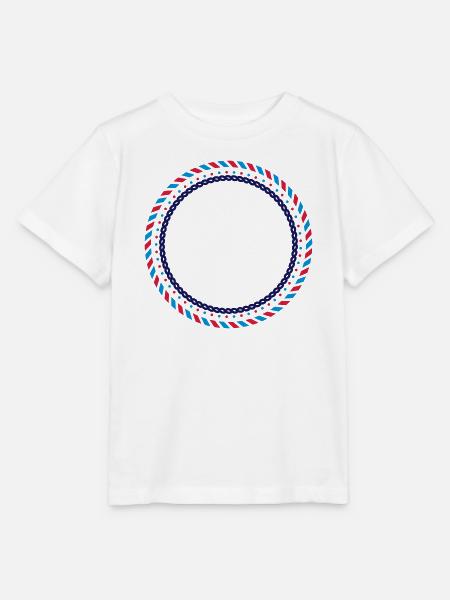 Ein kreisrunder Rahmen - Stanley/Stella Kinder T-Shirt MINI CREATOR - Weiß
