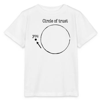 circle of trust - Stanley/Stella MINI CREATOR Kids’ T-Shirt - white - Front - Maike (125cm)