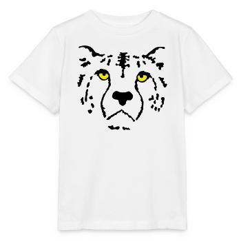 guépard - T-shirt bio MINI CREATOR Stanley/Stella Enfant - blanc - Devant - Maike (125cm)