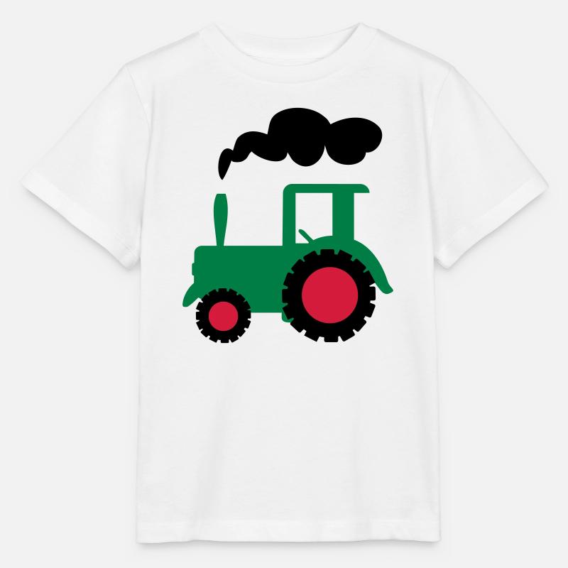 traktor trecker landwirtschaft - Stanley/Stella Kinder T-Shirt MINI CREATOR  - Weiß