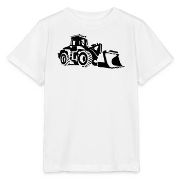 bulldozer - T-shirt bio MINI CREATOR Stanley/Stella Enfant - blanc - Devant - Maike (125cm)