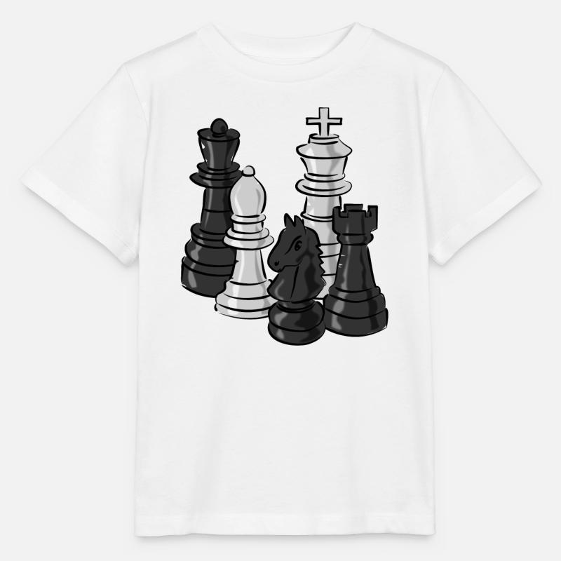 chess - Stanley/Stella MINI CREATOR Kids’ T-Shirt - white