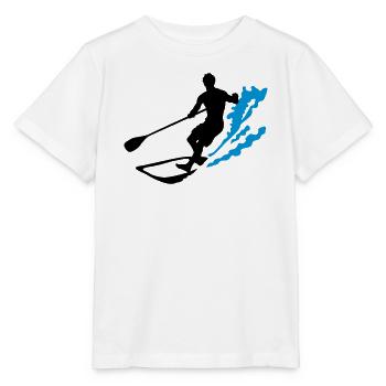 stand up paddling - Stanley/Stella MINI CREATOR Kids’ T-Shirt - white - Front - Maike (125cm)
