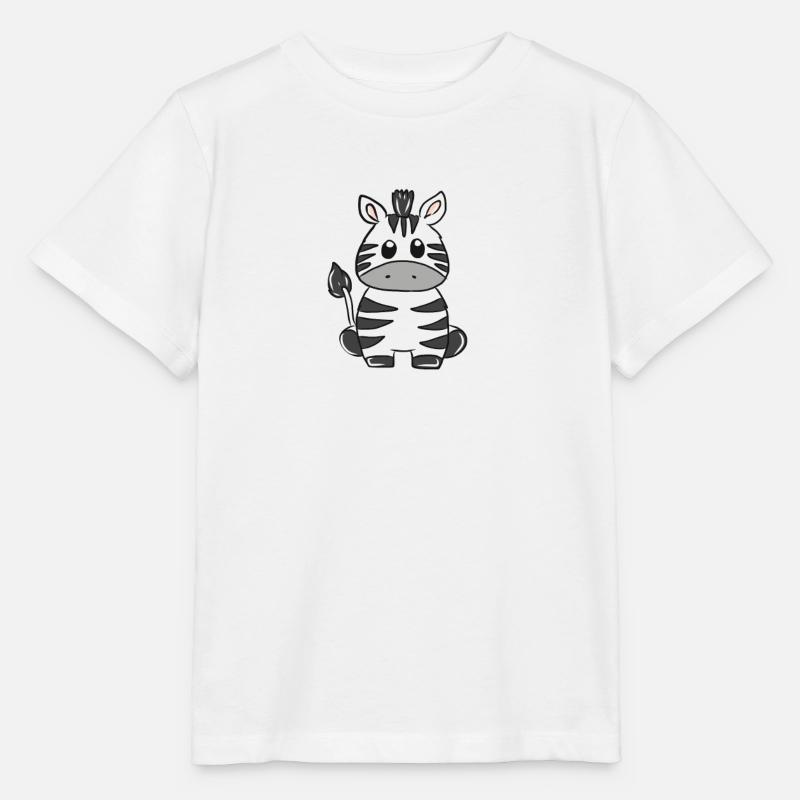 Zebra - Stanley/Stella Kinder T-Shirt MINI CREATOR  - Weiß