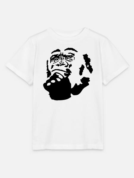 Affe - Stanley/Stella Kinder T-Shirt MINI CREATOR - Weiß