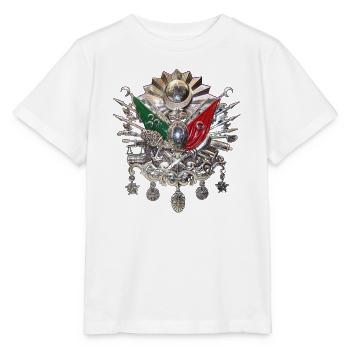 Osmanli Armasi TÜRK DÜNYASI TÜRK TARİHİ VE KÜLTÜR - Stanley/Stella MINI CREATOR Kids’ T-Shirt - white - Front - Maike (125cm)