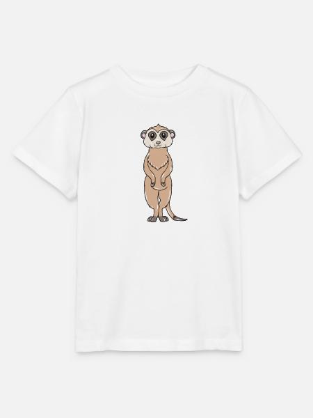 Erdmännchen - Stanley/Stella Kinder T-Shirt MINI CREATOR - Weiß