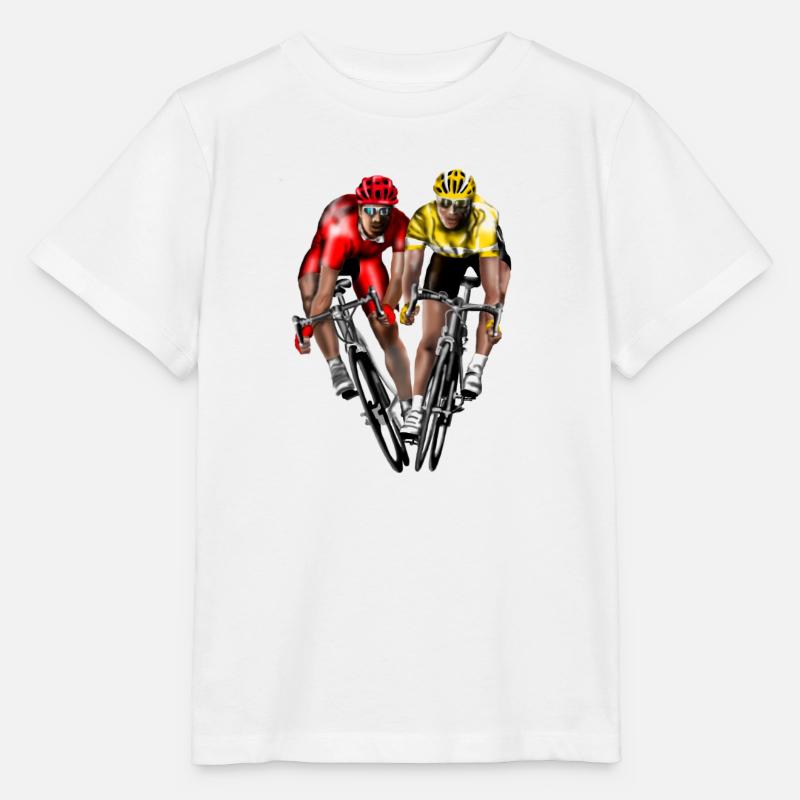 vélo de course - T-shirt bio MINI CREATOR Stanley/Stella Enfant - blanc