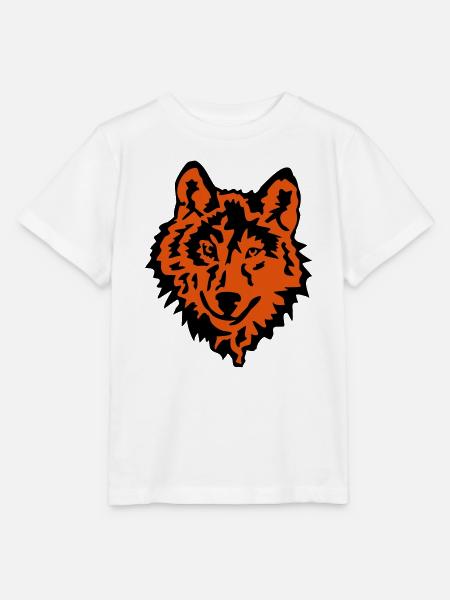 wolf raubtier natur - Stanley/Stella Kinder T-Shirt MINI CREATOR  - Weiß