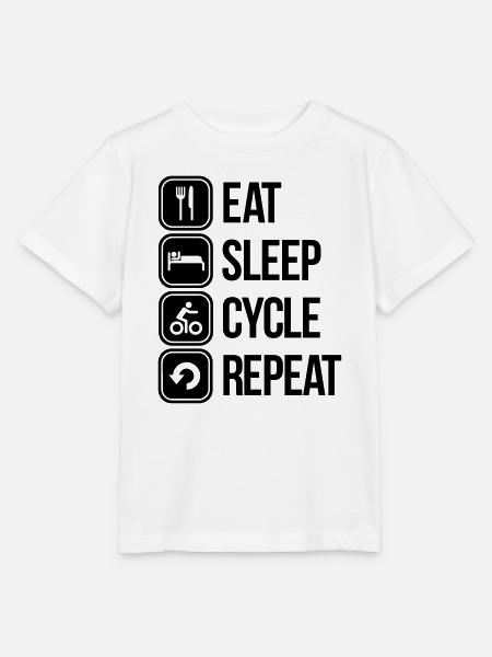 Radfahren - Stanley/Stella Kinder T-Shirt MINI CREATOR - Weiß