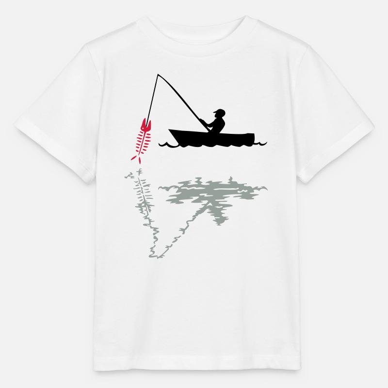 pêcheur - T-shirt bio MINI CREATOR Stanley/Stella Enfant - blanc