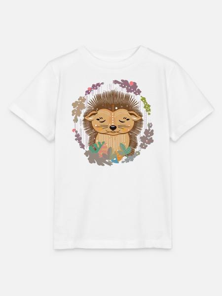 Igel im Winterschlaf - Stanley/Stella Kinder T-Shirt MINI CREATOR - Weiß