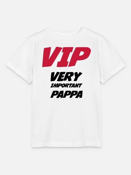 VIP Very Important Pappa - Stanley/Stella Kinder T-Shirt MINI CREATOR - Weiß