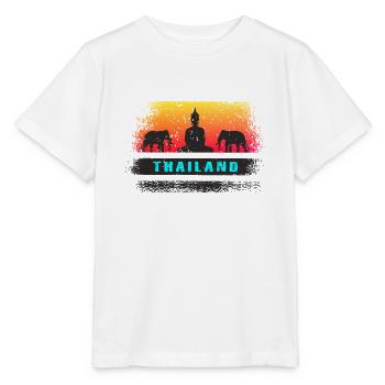 Thaïlande / Bouddha / Éléphant / Cadeau / Siam - T-shirt bio MINI CREATOR Stanley/Stella Enfant - blanc - Devant - Maike (125cm)