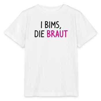 Bride hen party saying - Stanley/Stella MINI CREATOR Kids’ T-Shirt - white - Front - Maike (125cm)