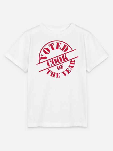 Cook of the year ! - Stanley/Stella Kinder T-Shirt MINI CREATOR - Weiß