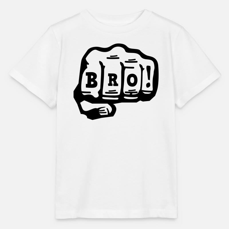 bro - Stanley/Stella Kinder T-Shirt MINI CREATOR  - Weiß