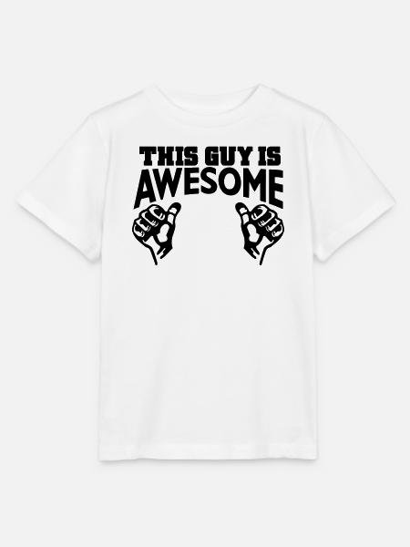 awesome - Stanley/Stella Kinder T-Shirt MINI CREATOR - Weiß