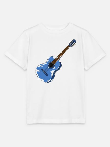 Gitarre Gitarrist Musiker - Stanley/Stella Kinder T-Shirt MINI CREATOR  - Weiß