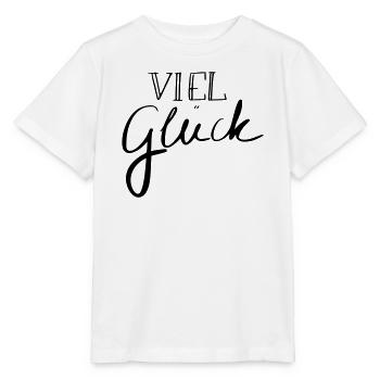 Viel Glück - Stanley/Stella Kinder T-Shirt MINI CREATOR  - Weiß - Vorne - Maike (125cm)