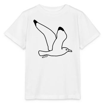 fliegende moewe vogel urlaub - Stanley/Stella Kinder T-Shirt MINI CREATOR  - Weiß - Vorne - Maike (125cm)