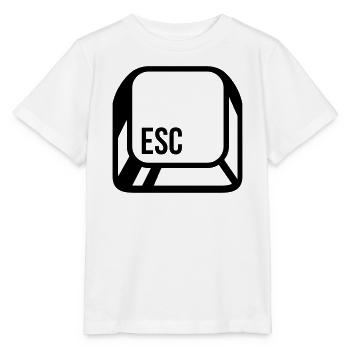 ordinateur - T-shirt bio MINI CREATOR Stanley/Stella Enfant - blanc - Devant - Maike (125cm)