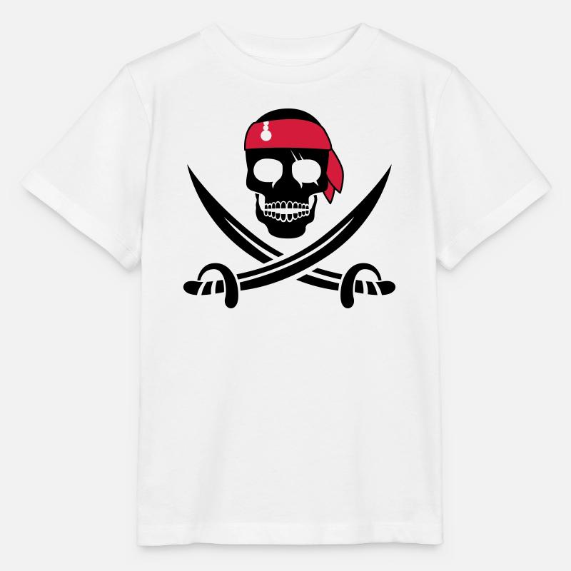 pirate - T-shirt bio MINI CREATOR Stanley/Stella Enfant - blanc