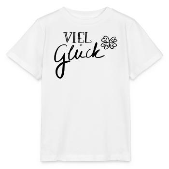 Viel Glück - Stanley/Stella Kinder T-Shirt MINI CREATOR  - Weiß - Vorne - Maike (125cm)