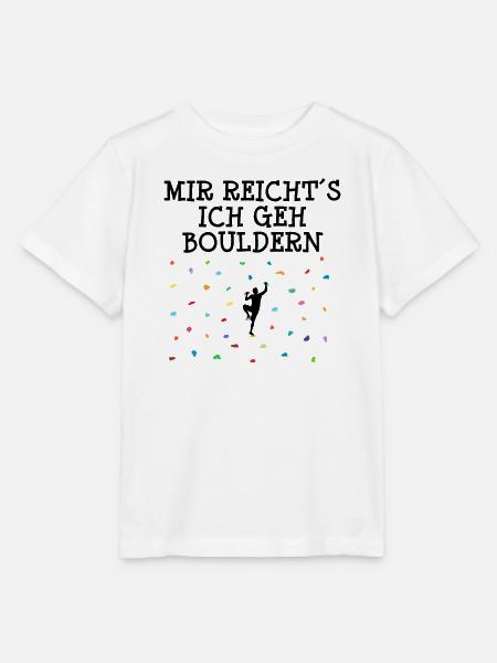 Bergsteigen Klettern Bouldern Spruch Sport Lustig - Stanley/Stella Kinder T-Shirt MINI CREATOR - Weiß