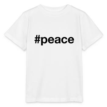 PEACE Hashtag - T-shirt bio MINI CREATOR Stanley/Stella Enfant - blanc - Devant - Maike (125cm)
