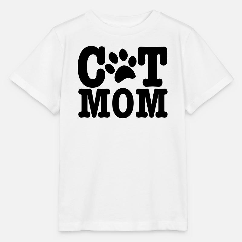 chat - T-shirt bio MINI CREATOR Stanley/Stella Enfant - blanc