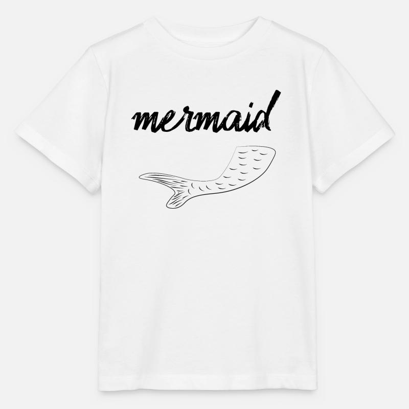 sirène - T-shirt bio MINI CREATOR Stanley/Stella Enfant - blanc