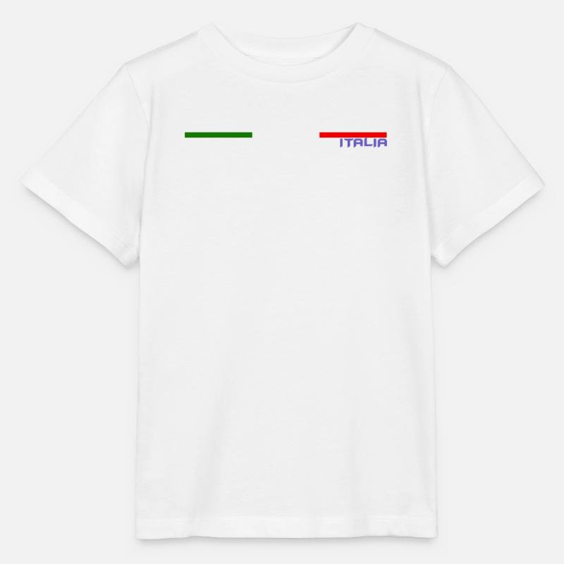 DRAPEAU ITALIA - T-shirt bio MINI CREATOR Stanley/Stella Enfant - blanc