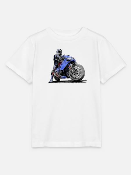 Motorrad - Stanley/Stella Kinder T-Shirt MINI CREATOR - Weiß