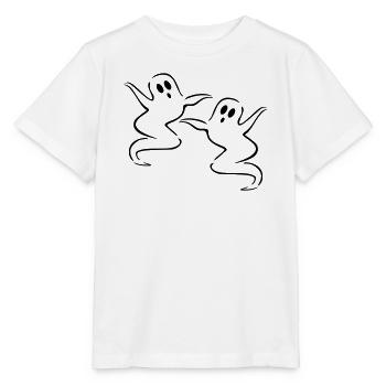 gespenster geist halloween - Stanley/Stella Kinder T-Shirt MINI CREATOR  - Weiß - Vorne - Maike (125cm)