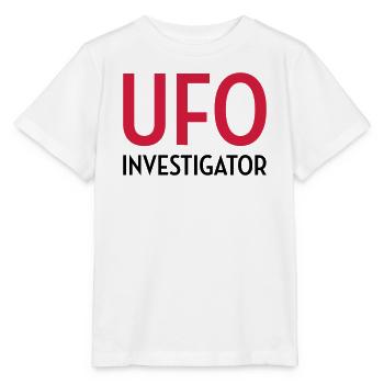 Ufo Alien Raum außerirdisches Aussenseiter - Stanley/Stella Kinder T-Shirt MINI CREATOR  - Weiß - Vorne - Maike (125cm)