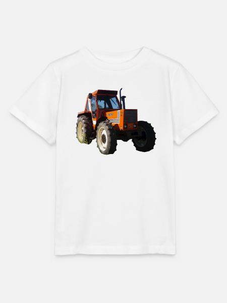 Orange 780 DT Traktor - Stanley/Stella Kinder T-Shirt MINI CREATOR - Weiß
