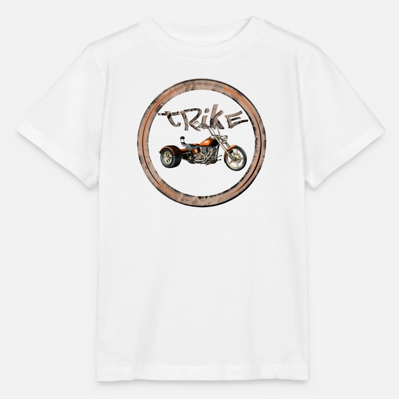 trike - Stanley/Stella MINI CREATOR Kids’ T-Shirt - white